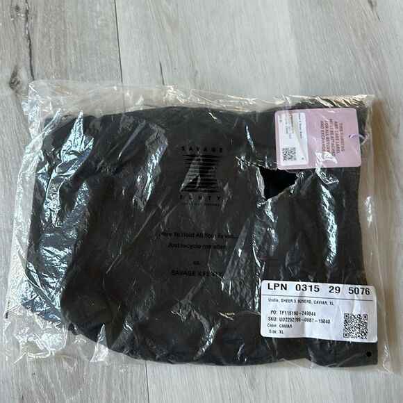 Savage Fenty Mens Sheer X Boxer Black XL NWT and in packaging - Picture 4 of 6